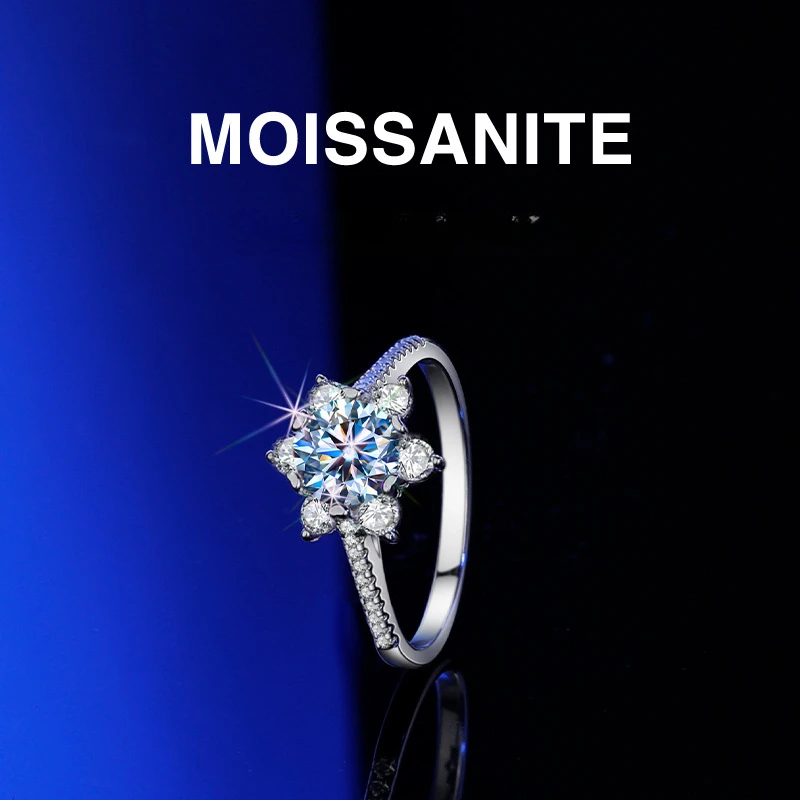 

Свадебное кольцо Ms S925, кольцо с бриллиантами Mosan, роскошные ювелирные изделия с покрытием PT950D, цветное Подарочное кольцо для любимого человека в карат.