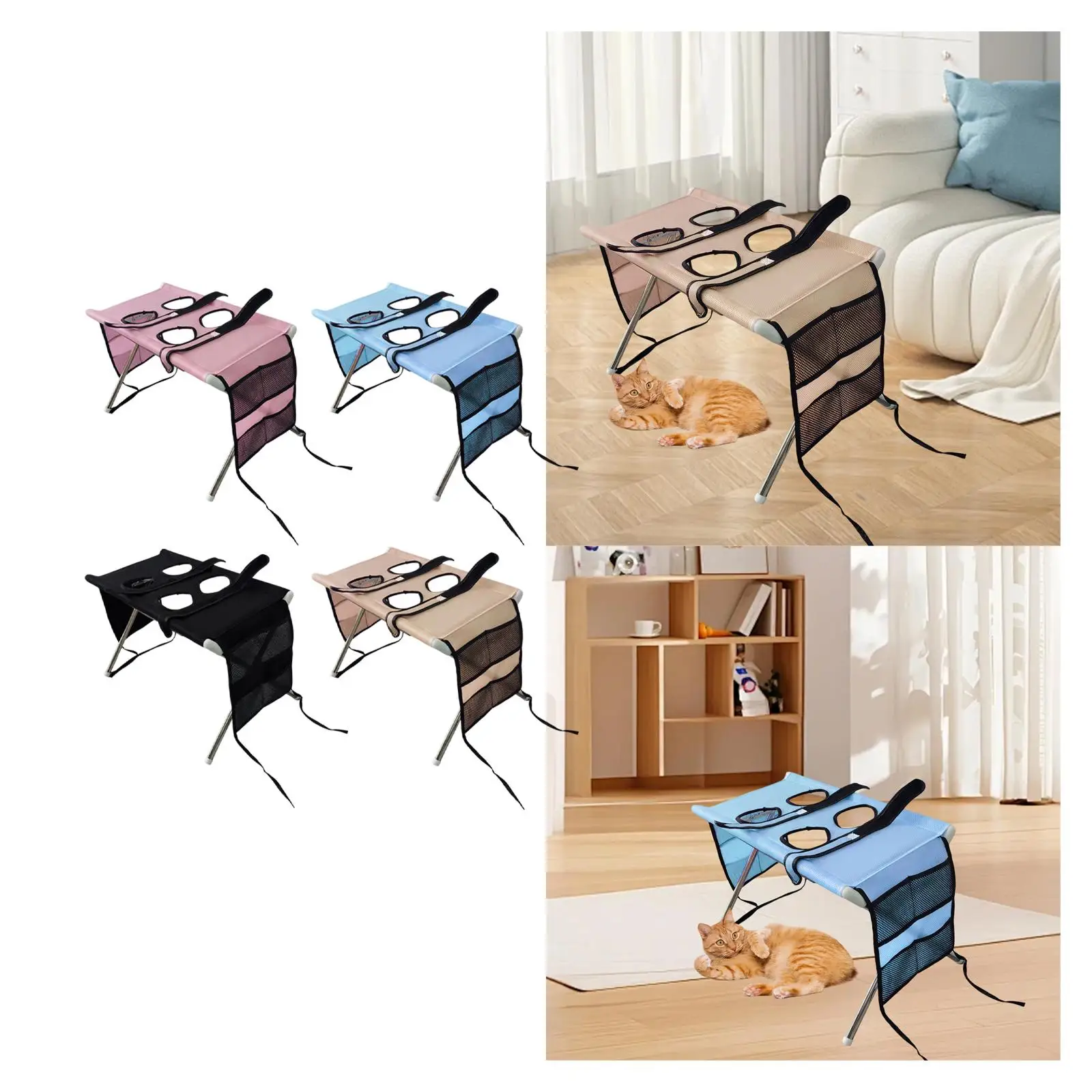 Portable Grooming Table for Small Dog Cat Pet Washing Station Quick Dry for Trimming Cleaning Accessories