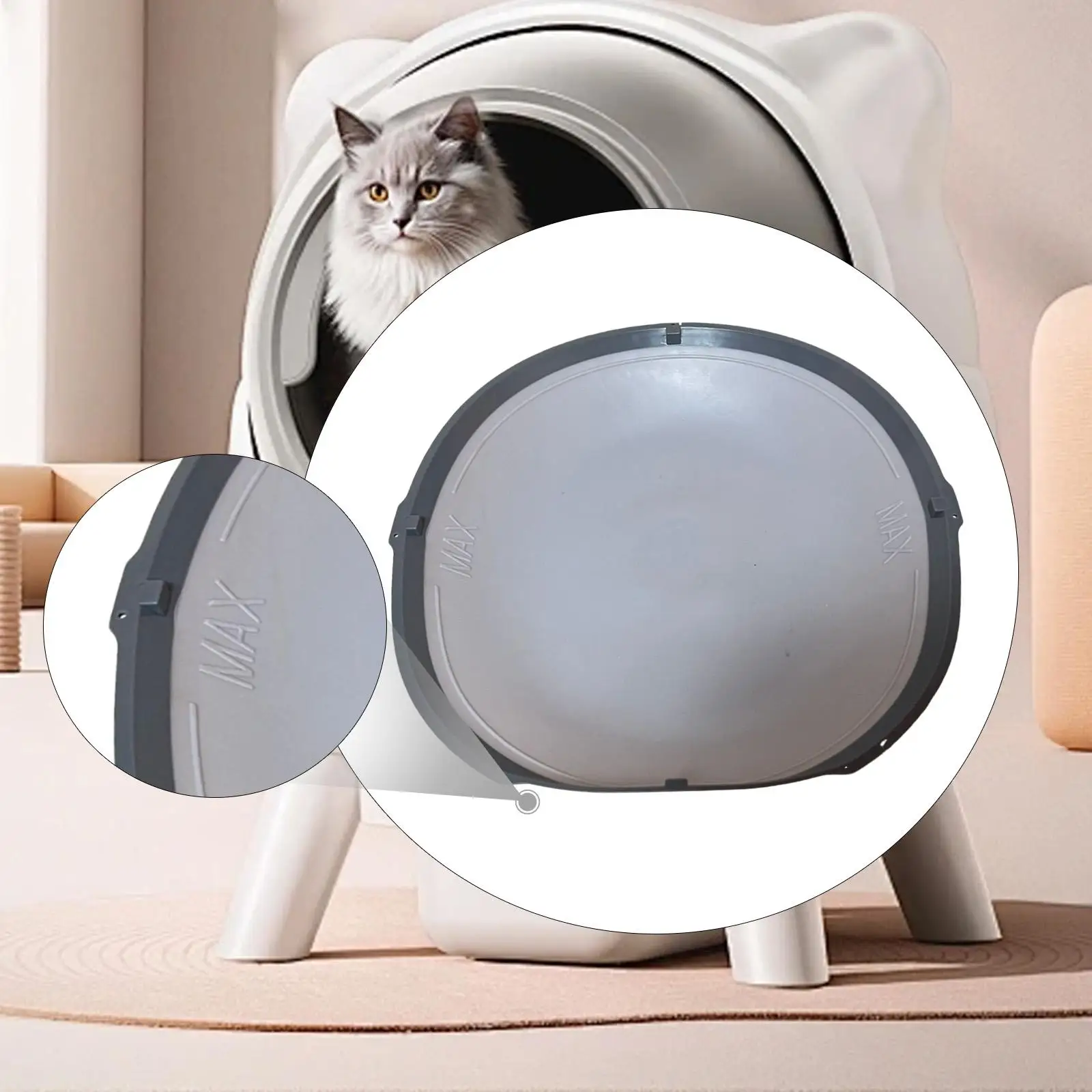 Cat Toilet Silicone Mat Pad Universal Spare Repair Part for Self Cleaning Smart Litter Box Indoor Pet Supplies