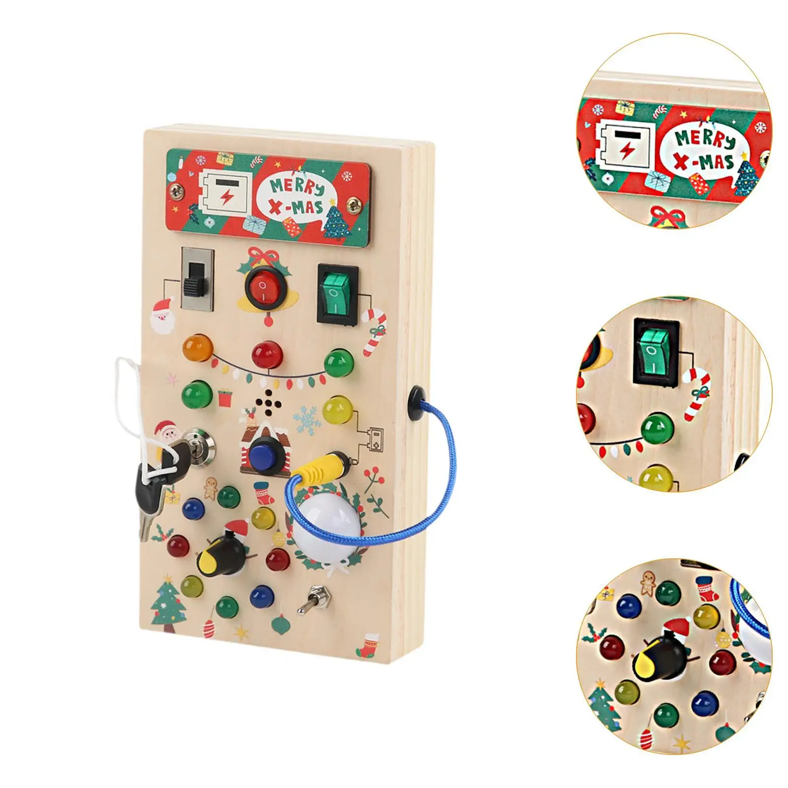 Planche occupée pour tout-petits, motricité de base, reconnaissance des couleurs, cadeau éducatif