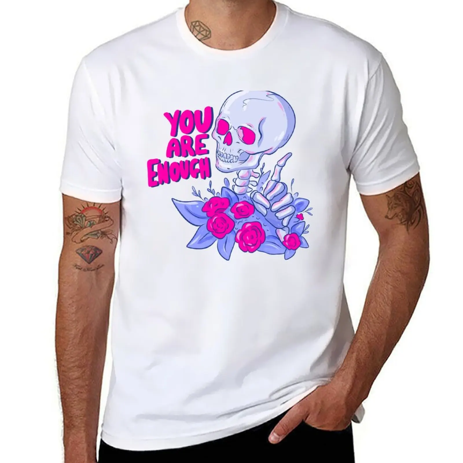 

You are enough T-Shirt t shirt man cotton anime t shirts oversize t shirts designer T-shirt