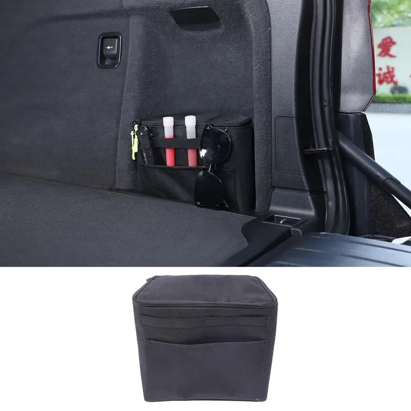 

For BMW X5 F15 2014-2018 Oxford cloth black car trunk right tool storage bag sorting bag car interior modification accessories