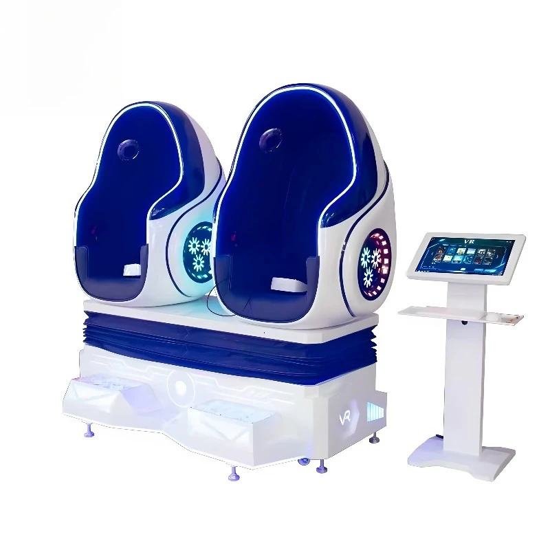 2026 New FL 9D VR Simulator Cinema Chair Indoor Adventure Park Egg Game Machine 3Dof Motion Race SimulatorFi Customized