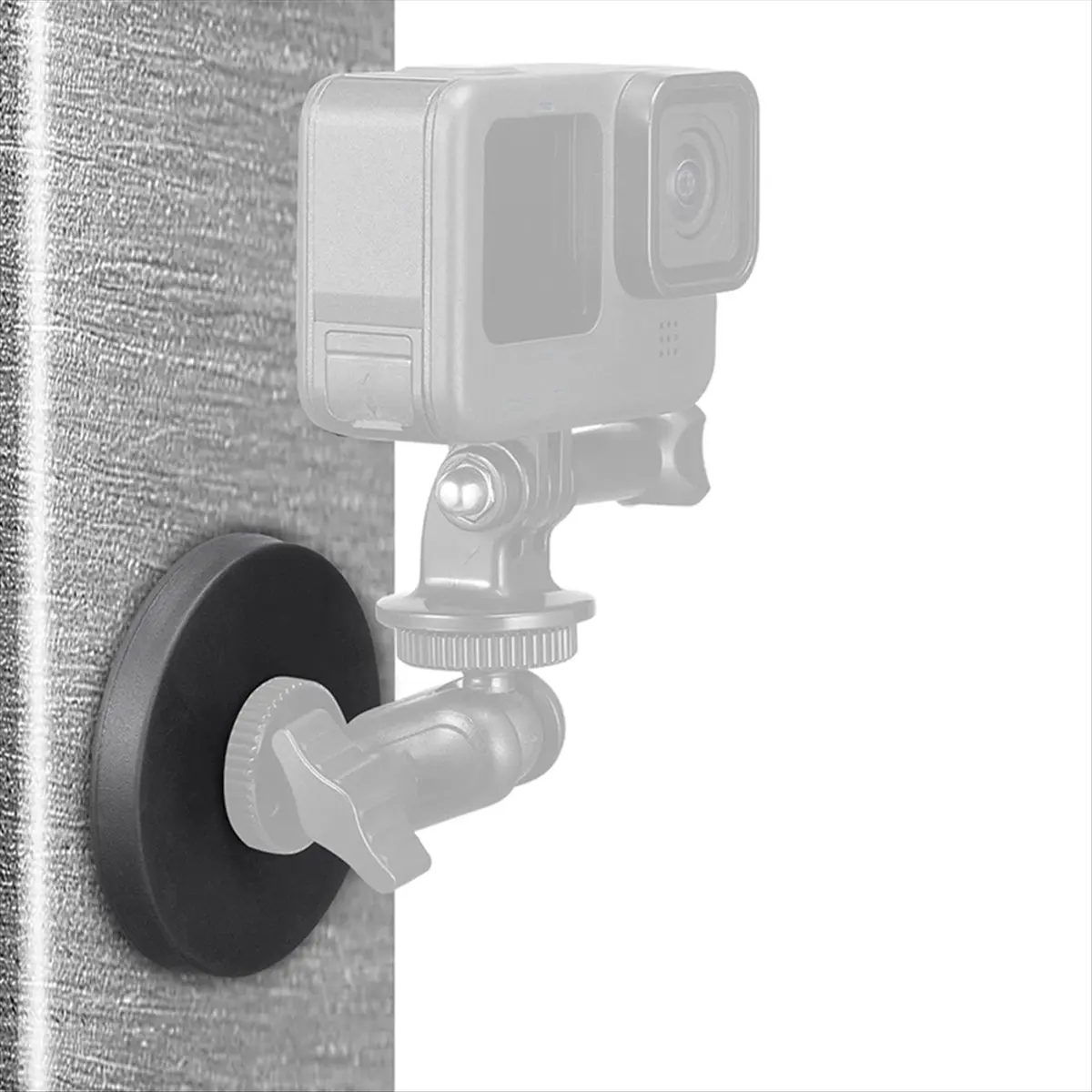 Magnetic Suction Bracket Base 1/4 Inch Screw Thread Hole Action Camera Holder Camera Photography Accessories-DTD2