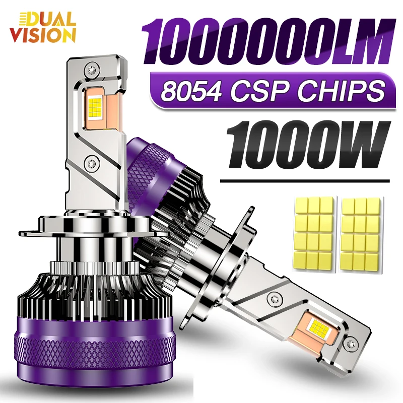 

2PCS K5C H4 H7 H11 LED Headlight CANBUS Lights H1 H8 H9 9005 9006 HB3 HB4 9012 HIR2 Led Hi/Lo Beam Turbo Auto Fog Lamp 6000K