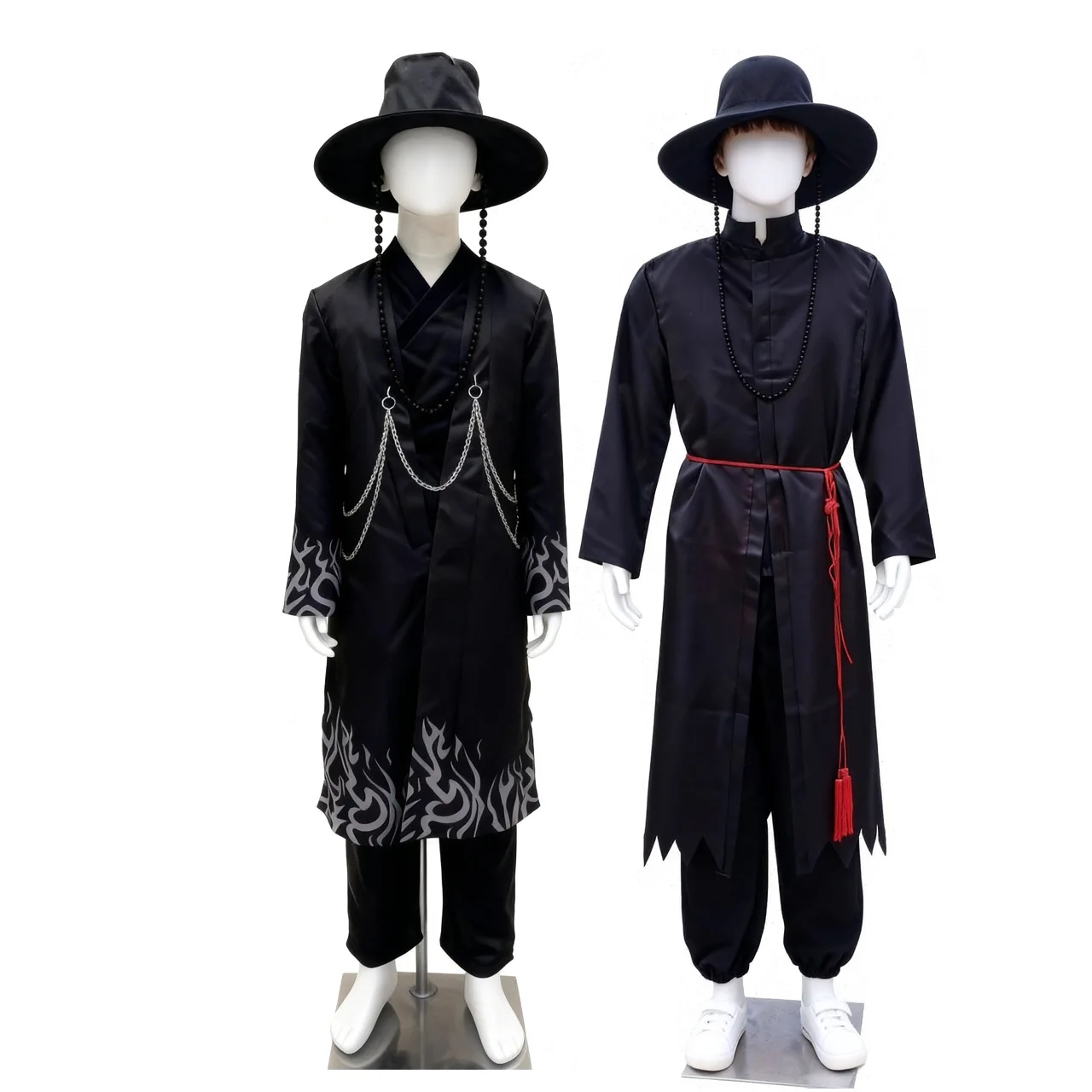 K-POP Boys Cosplay Costume Sha Jia Qin Yu Anime Stage Performance Outfit Hunter Male Group Uniform for Conventions Halloween