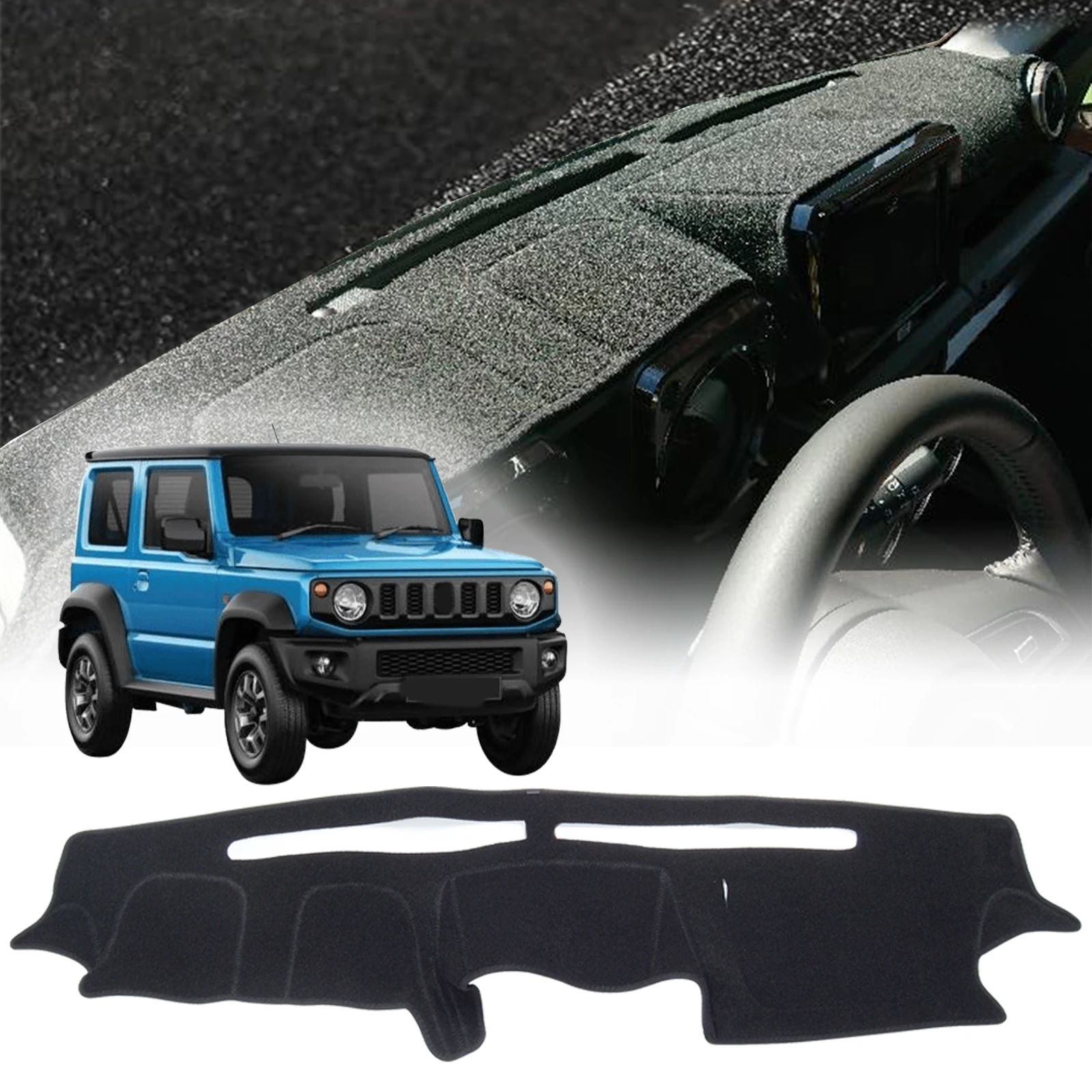 

fit for Suzuki Jimny 2019 2020 2021 2022 Car Accessories Dashmat Dashboard Cover Pad Protective Carpet DashMat Sunshade