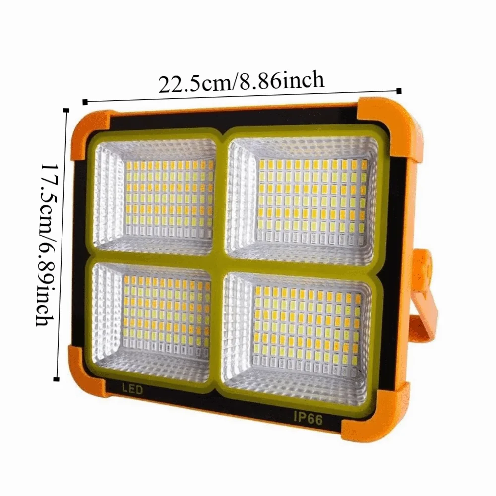 Magnetfuß Solar wiederaufladbare Campingleuchte 20000 mAh 180 °   LED-Taschenlampen, erdbebensicher, sturzsicher, tragbare Laterne