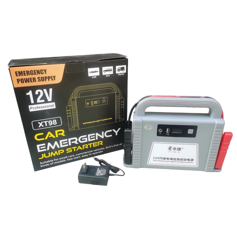 

28000mAh 12V portable waterproof emergency starting power supply, multi-functional, suitable for cars, trucks, and motorcycles