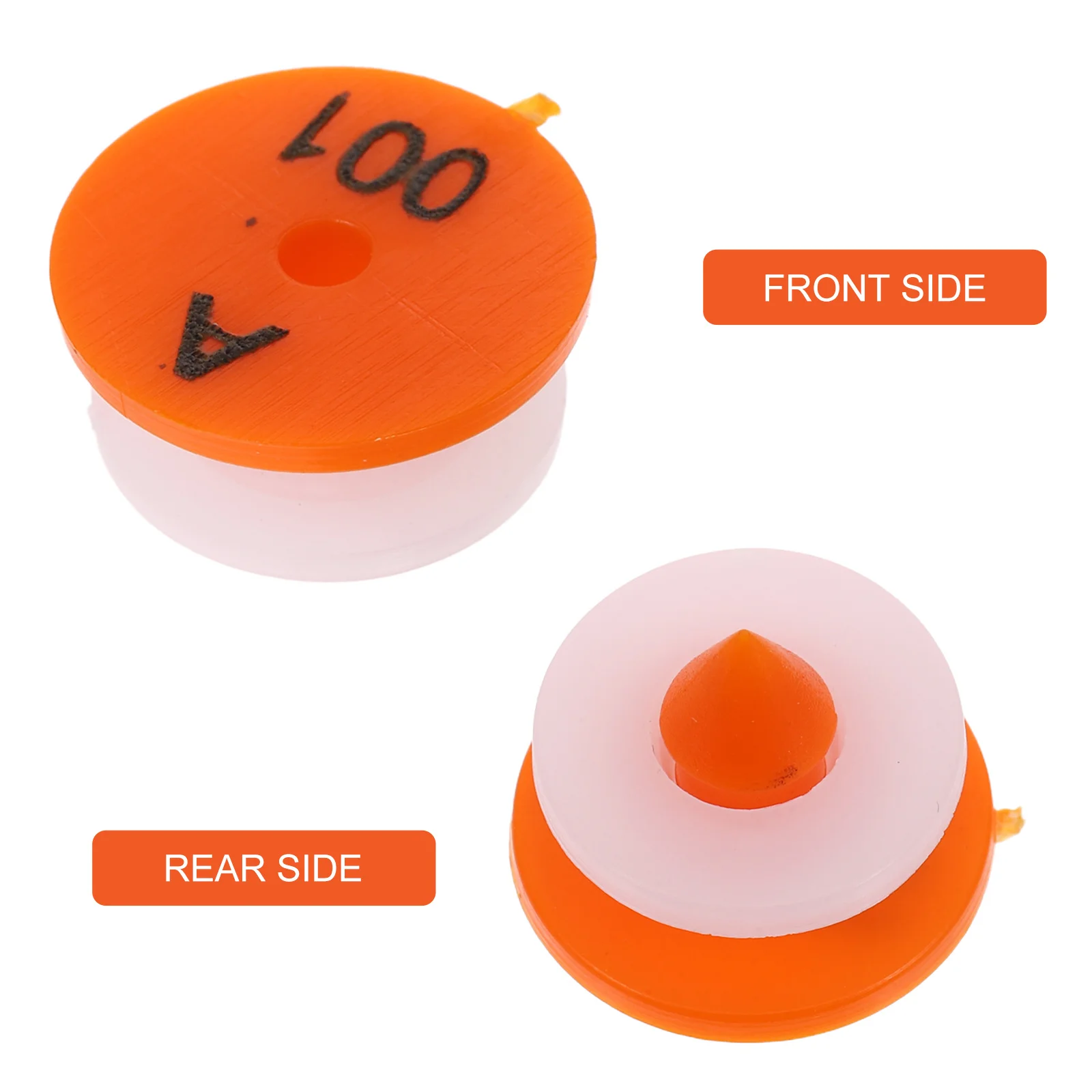 100 pezzi etichette identificative per orecchie di animali numerate 1-100 per conigli cani piccoli segnalibri per fattoria di bestiame etichette per orecchie di coniglio