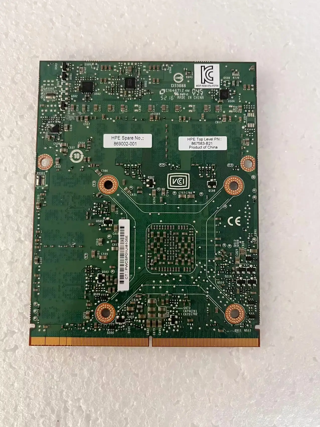 Placa Gráfica De Vídeo M3000m 4GB GDDR5 Para HP ZBook 17 G3 Para Dell Precision 7710 7720 N16E-Q1-A1