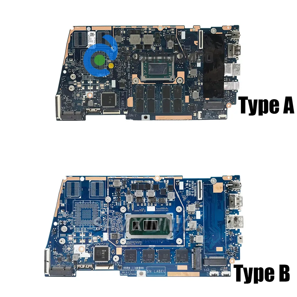 UX431FA UX431FN Moederbord Voor ZenBook-14 UX431FAC UX431F UX431FC Notebook Moederbord 4GB 8GB 16GB-RAM I3-I5-I7-8th 10th UMA PM