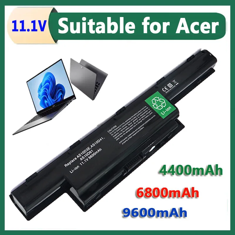 For Acer Laptop Battery ：AS10D41 AS10D61. AS10D31 ,AS10D51.AS10D71 AS10D73 AS10D75,AS10D81,AS10D3E,AS10D5E,AS10G3E 7560G