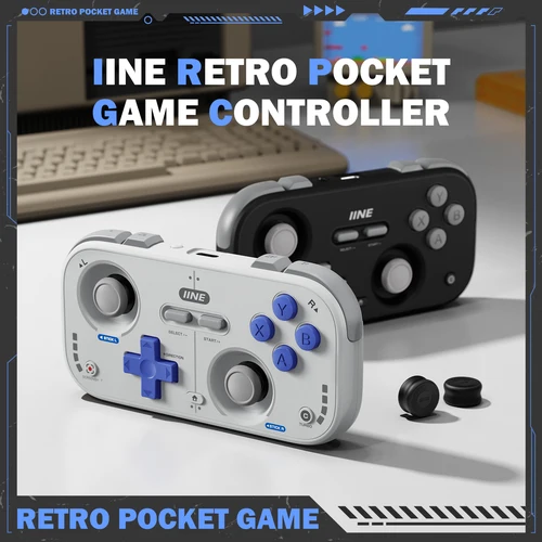 Imagen 2 del producto Controlador de juego de bolsillo Retro IINE/Joysticks Hall compactos y portátiles + Joystick empotrado de 1000 Hz Controles personalizables diseñados M