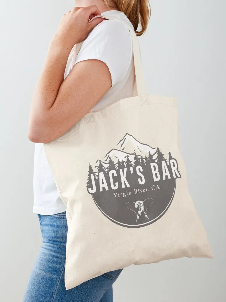 Jack's Bar Virgin River Tote Bag Gift bags Beach bag personalized tote bag Large bags for women Canvas Tote