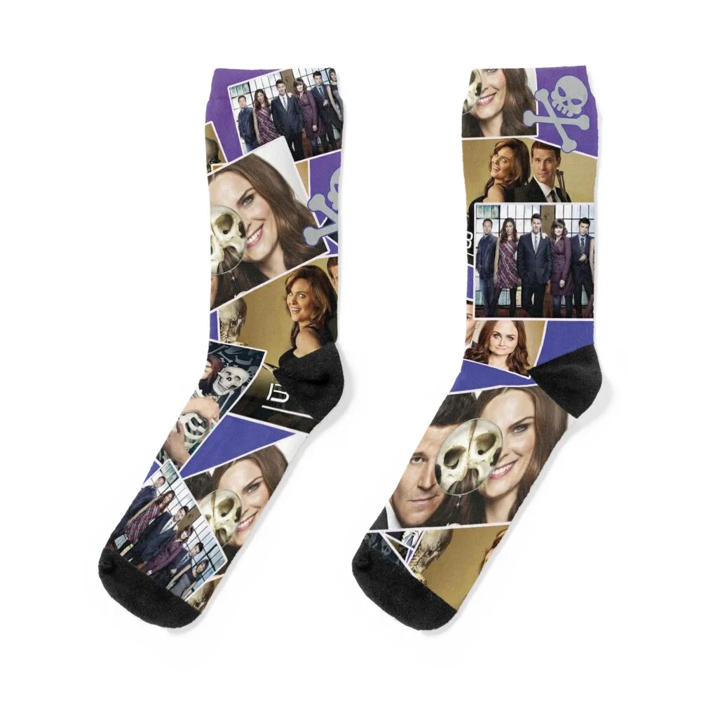 

Bones, the Bone Hunter Socks heated football floor happy Luxury Woman Socks Men's