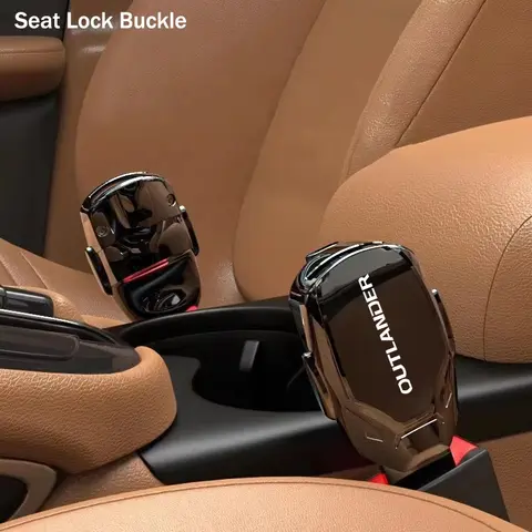 자동차 좌석 벨트 클립 확장 플러그 Mitsubishi Outlander 자동차 액세서리 용 자동차 안전 좌석 잠금 버클