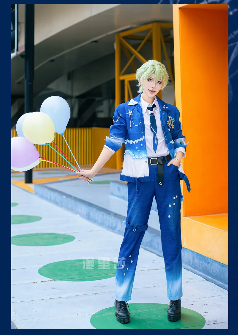 ES Souma Kanzaki Cosplay Costume Halloween Christmas Comic Costume Game Ensemble stars customized Tsukinaga Leo Newly - view 5