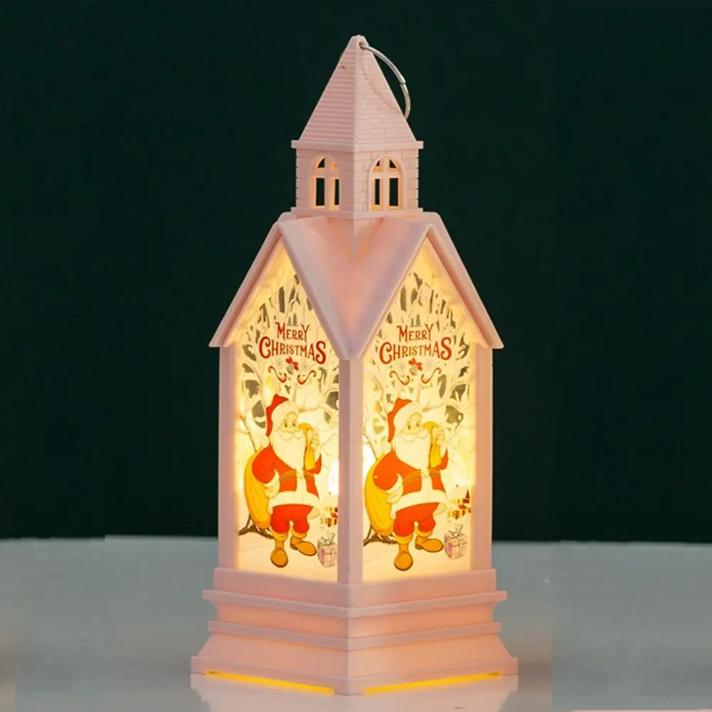 LED Christmas Wind Lantern Christmas tree Elk deer Christmas Santa Lantern Santa Snowman Snowman Hanging Lanterns Small Pendant