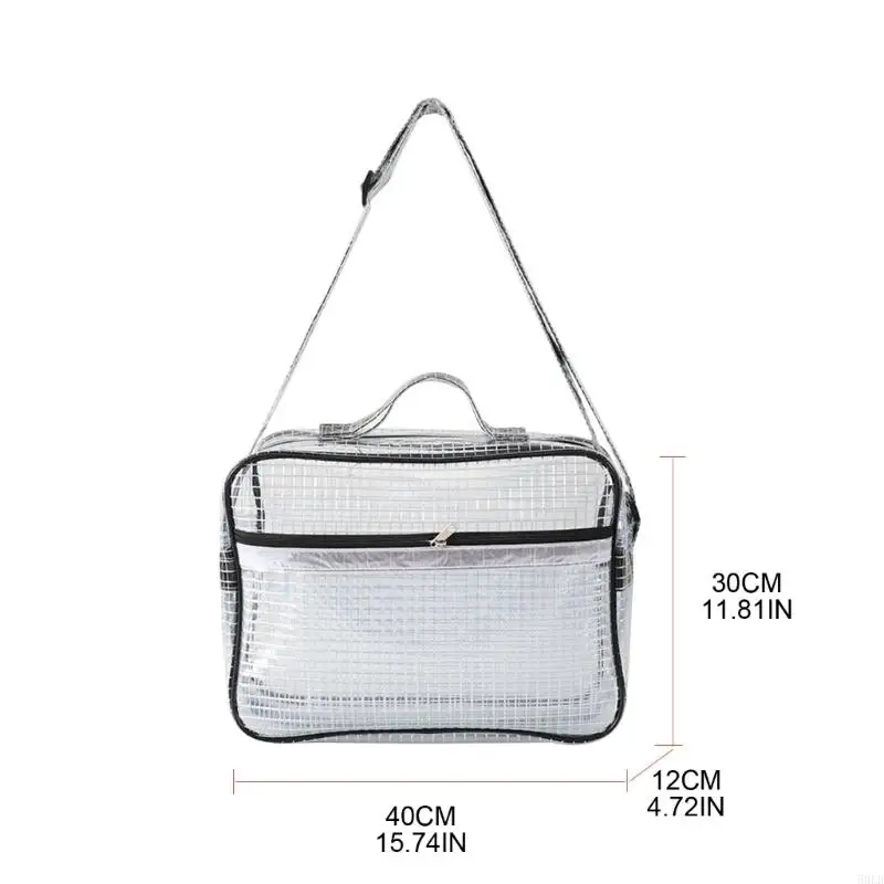 50LB Anti-Static Cleanroom Tool Bag Waterproof Engineer Bag Multifunctional Crossbody Shoulder Bag PVC Bag for Computer Tool