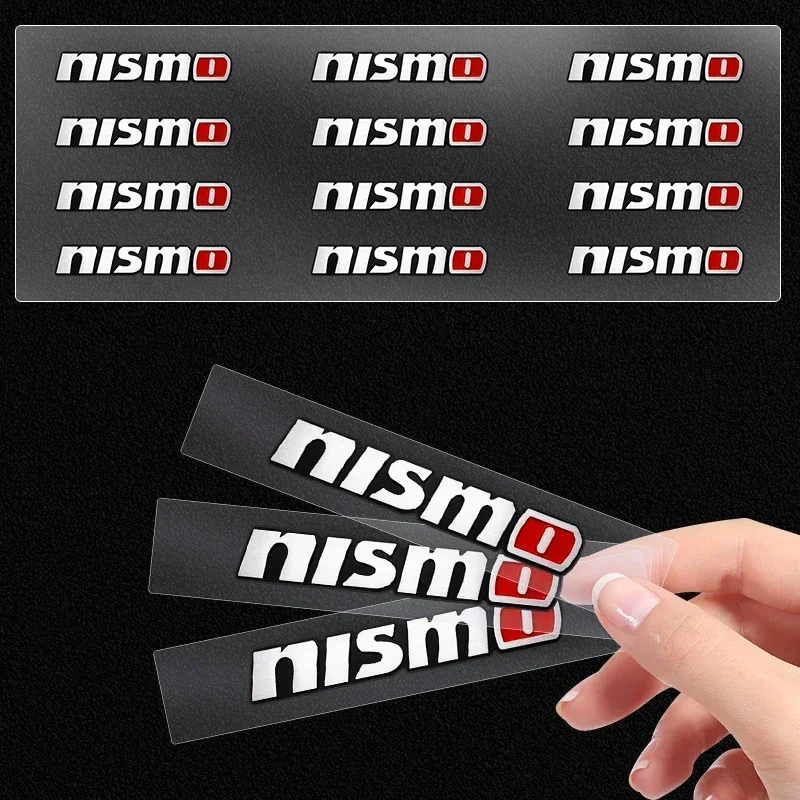 1/2/5/10pcs Car Badge Random post Decals For Nissan Nismo Logo Tiida Teana Qashqai Juke X trail Note Almera Skyline Styling