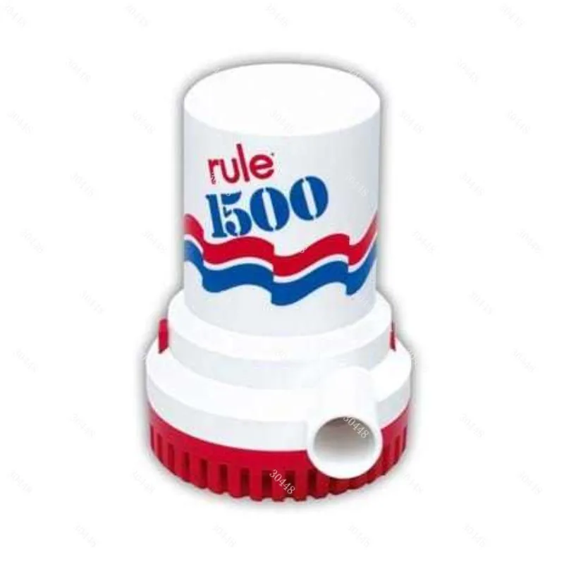 DC Submersible Bilge Pump Rule Marine Water Pump 1500/2000/3700 GPH
