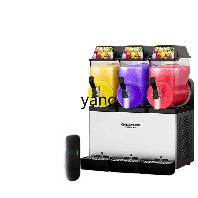 

YJQ snow melting machine beer cold drink automatic single double three cylinder hot and cold beverage slush machine