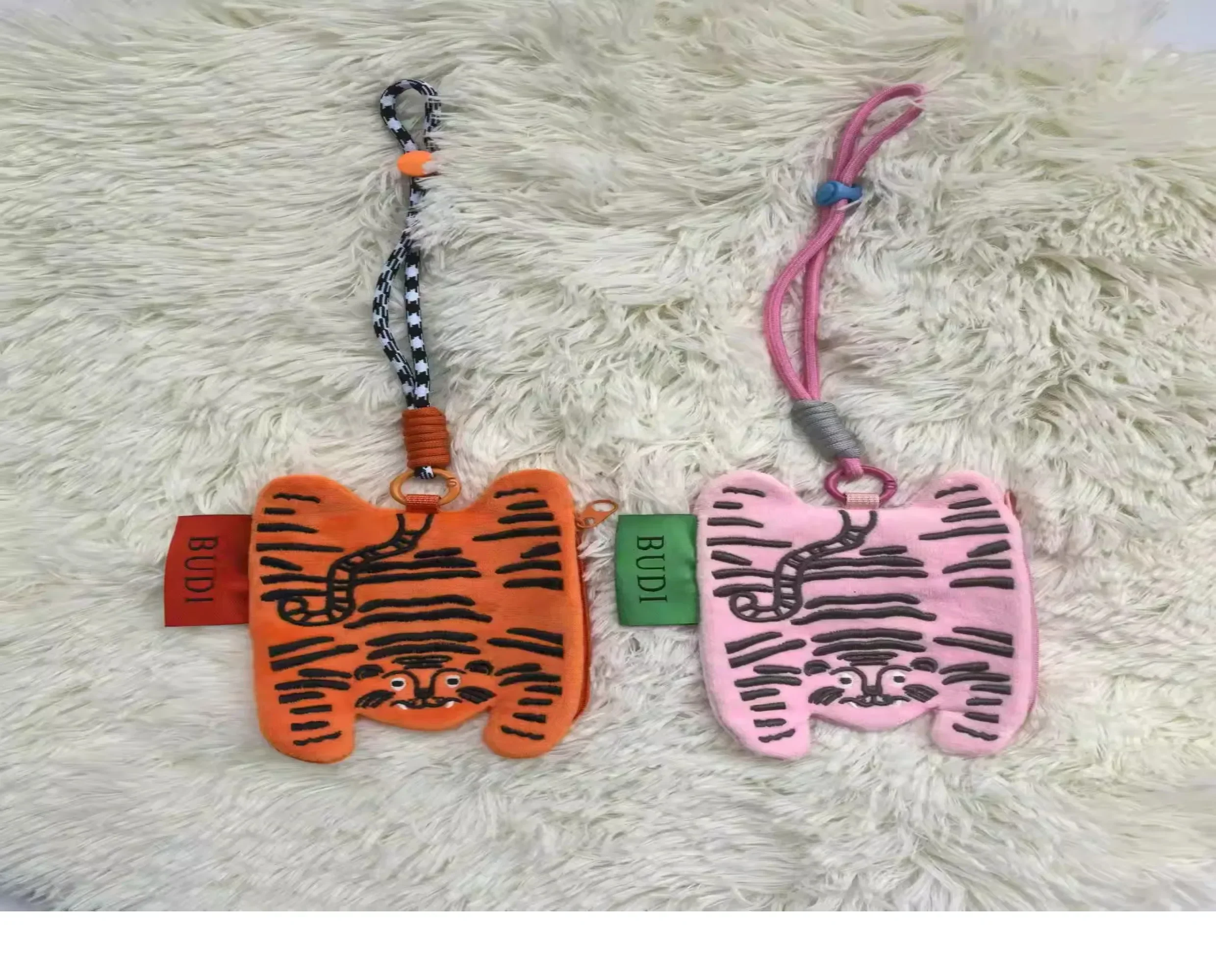 

Сумка для мелочей, тканевая мини-сумка на шею с милыми мультяшными животными, которую можно повесить, сумка для хранения ключей для мобильного телефона, наушников