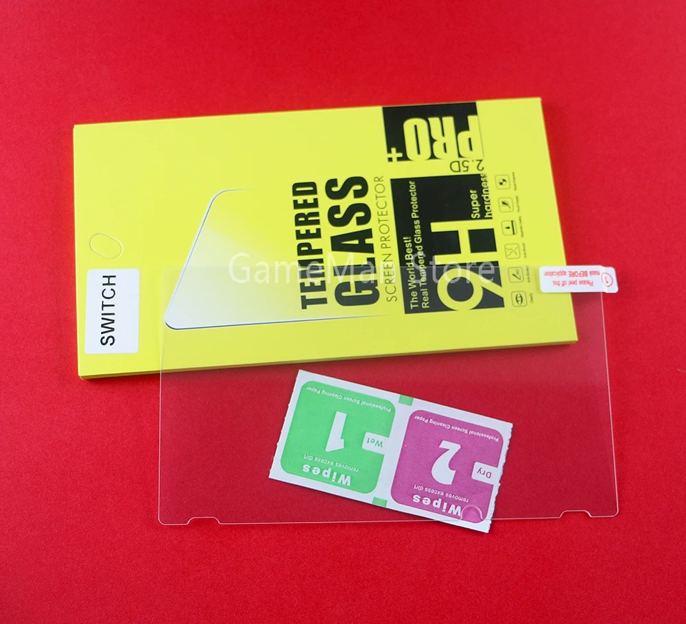 OCGAME 1pc Anti-scratch 9H Tempered Glass Display Screen Protective Film For NS Nintendo Switch