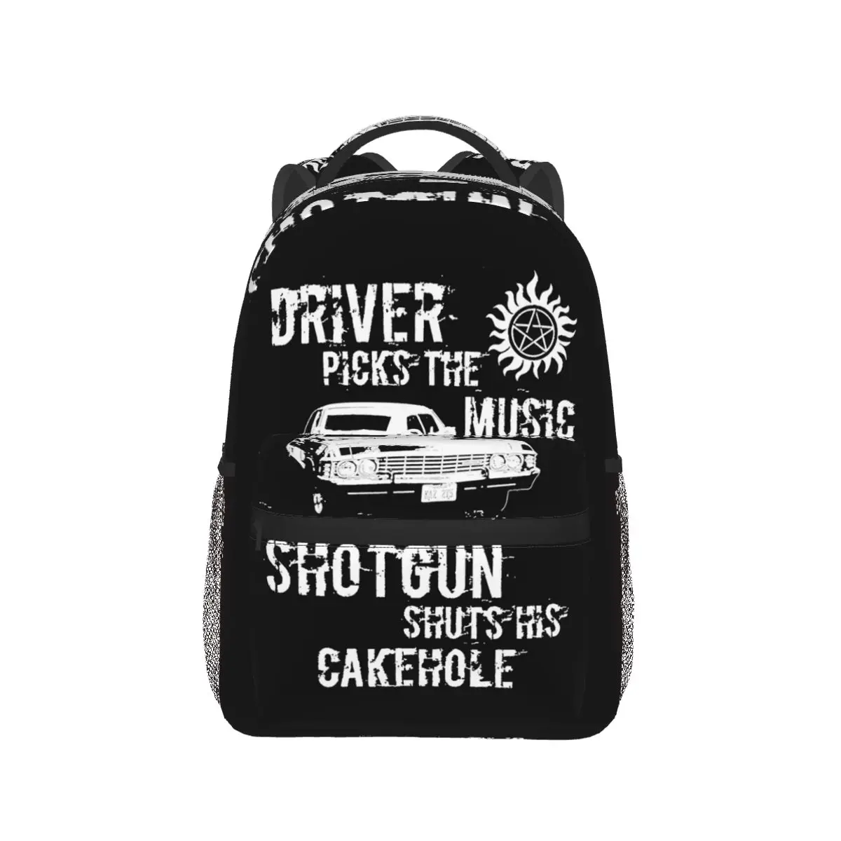 

Driver Picks The Music Essential Backpack Hot Sale Daypack Large Capacity Children BookBag School Bag Shoulder Bags Men Women