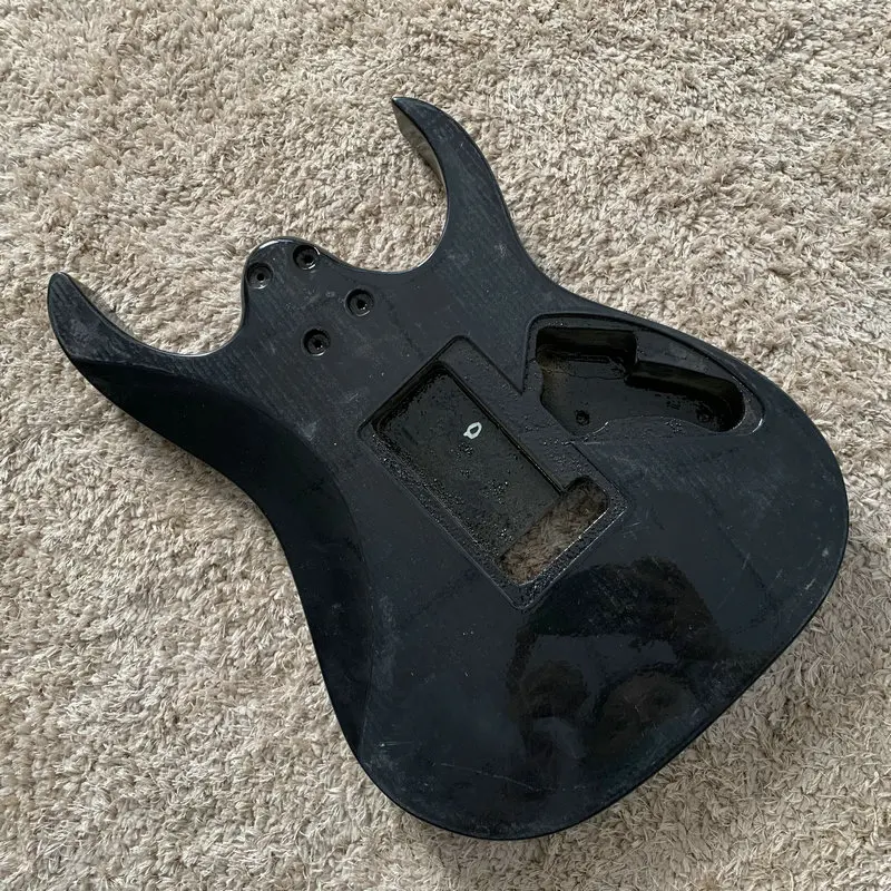 Ibanez Left Hand Floyd Rose Style Electric Guitar Body Unfinished Tremolo Style  Surface Damages and Dirty YB843