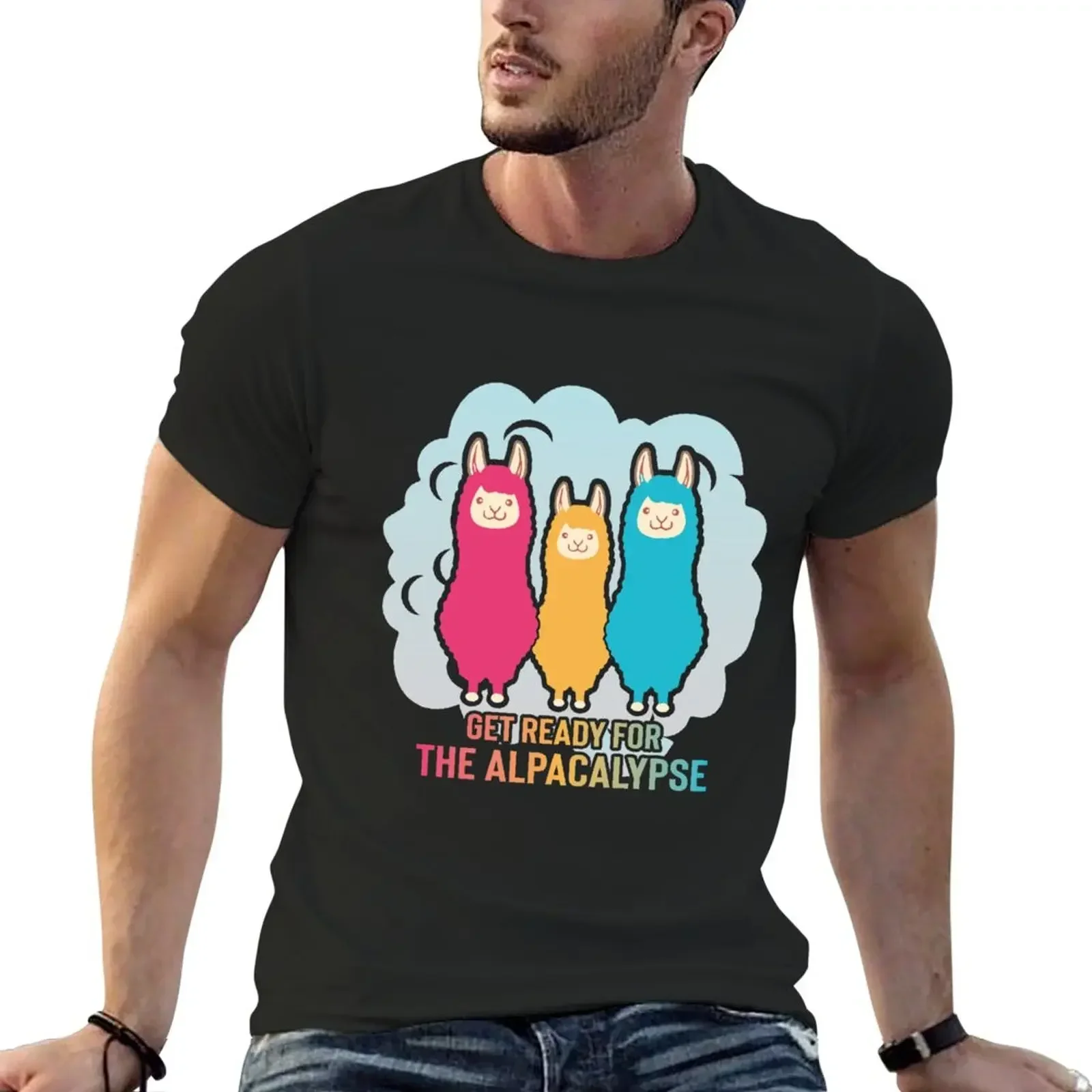 Alpaca Alpakalypse Alpacalypse T-Shirt graphics anime men clothing