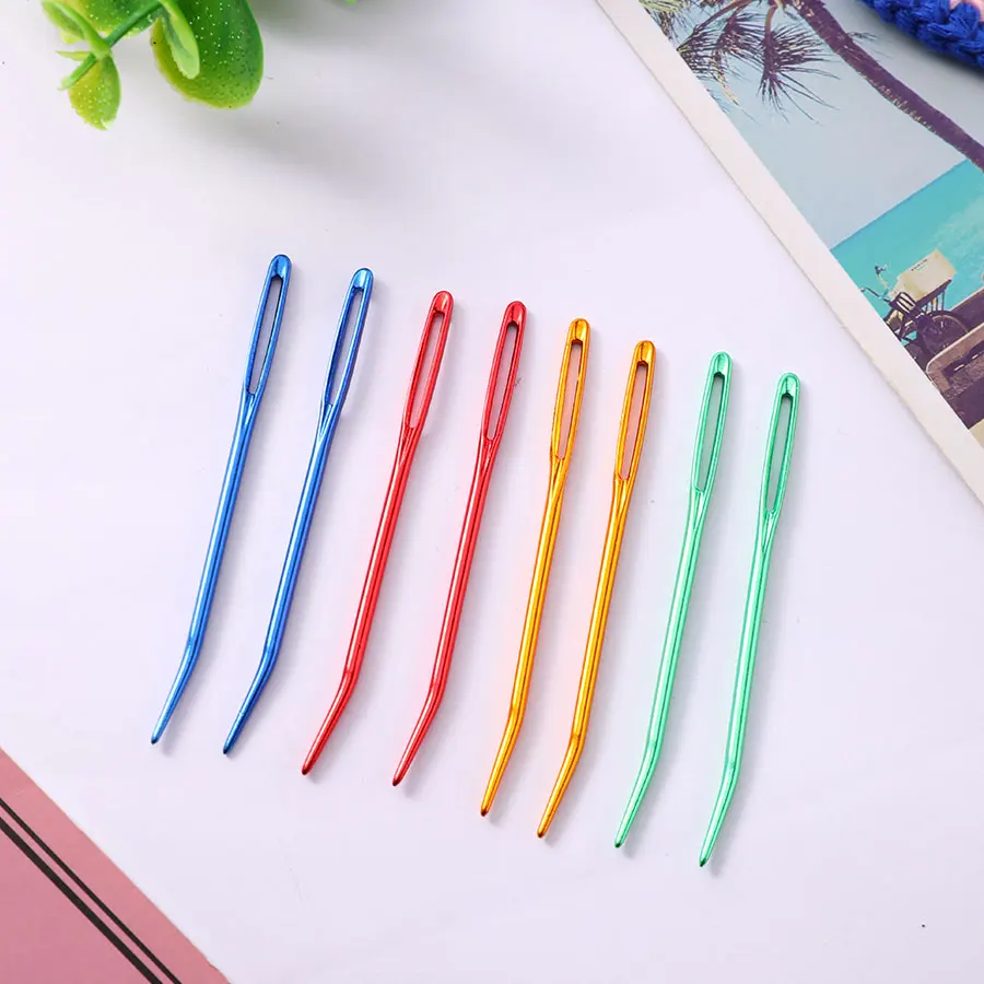 Knitting Yarn Needle Set Bent Tip Tapestry Needles for Yarn Large Eye Blunt Needles for Hand Sewing Knitting Crochet Weave Tool