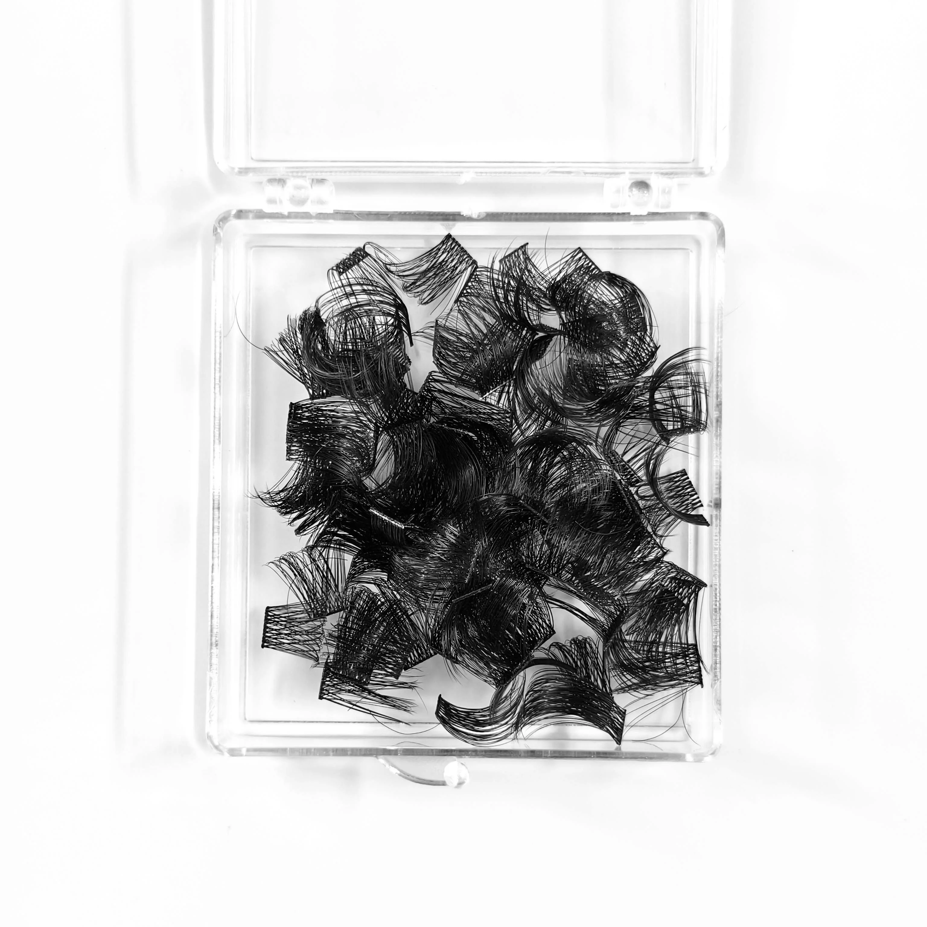 100PCS Cluster Wimpern DIY Einzelne Wimpern Verlängerung 3D Volumen Lash CC Curl Segmentierte Falsche Wimpern Natürliche Flauschige Wimpern – Detail 1