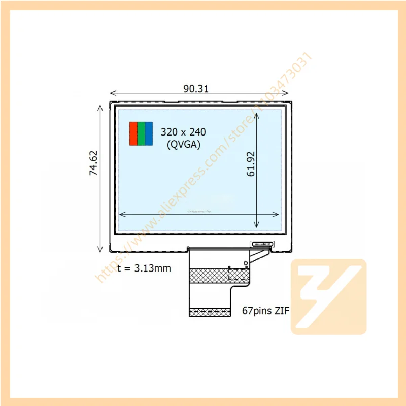 

COM41T4M17XTC COM41T4M30XTC COM41T4M29GTC COM41T4M28GLC 4.1-дюймовый TFT LCD модуль с разрешением 320*240