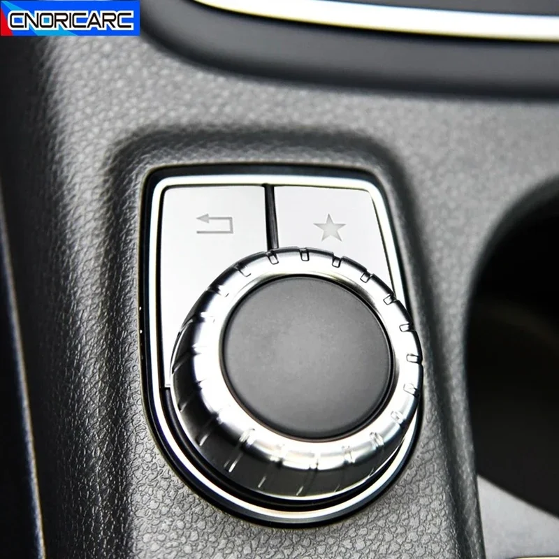 Car For Mercedes Benz GLA CLA200 220 260 A B Class C117 W176 X156 Control Multimedia Button Cover Stickers Interior Accessories