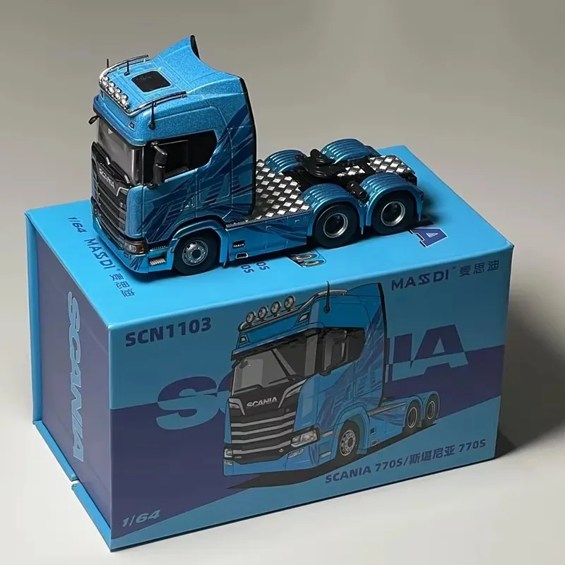 In Stock Masdi 1:64 Scale Scania R500 770s R650 Civilian Trailer