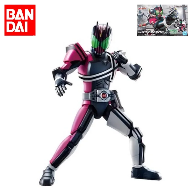 Bandai Original Figure-rise Standard Masked Kamen Rider Anime Figure Kamen Rider Decade Action Figure Toys Gifts For Children