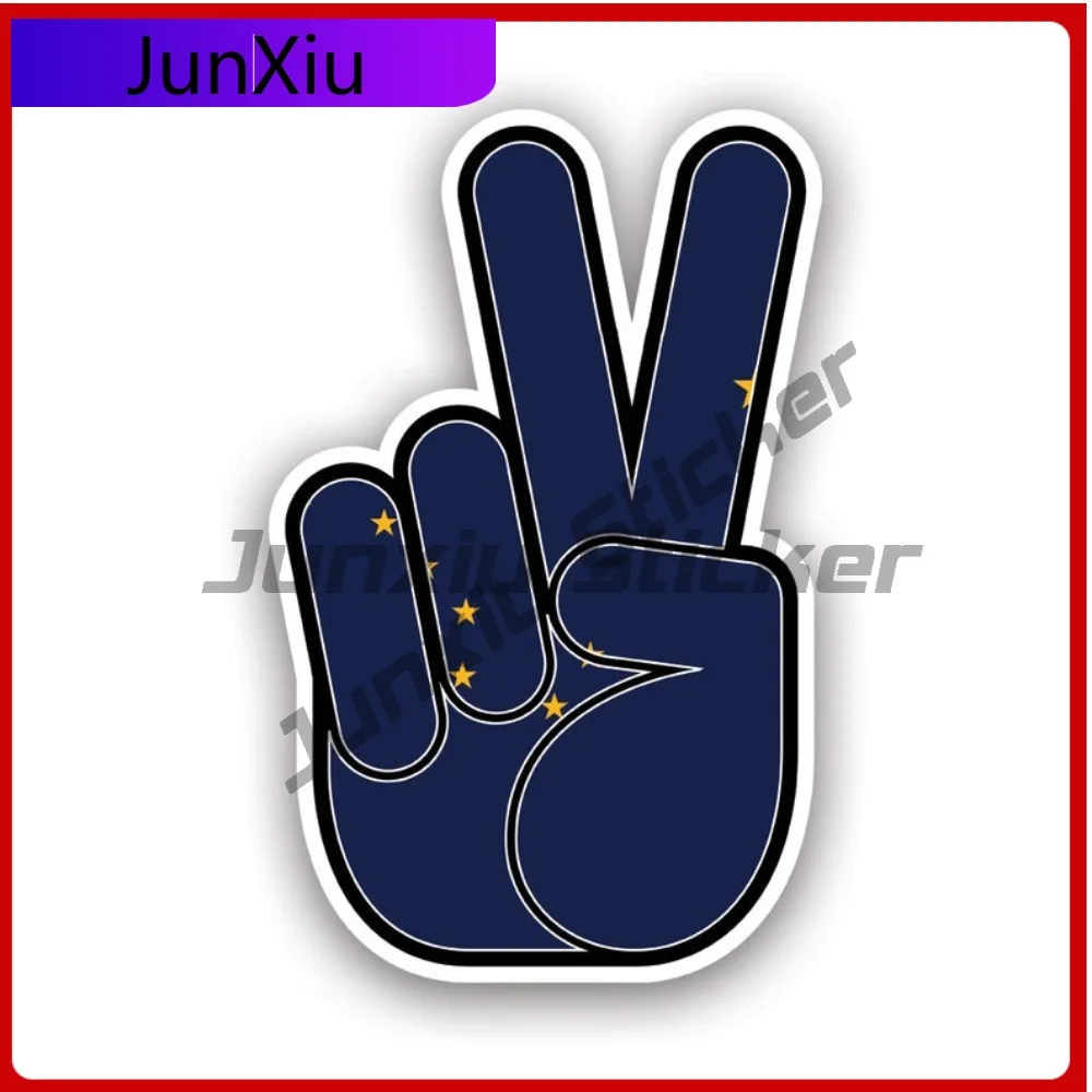 

Alaska State Shaped Waterproof Sun Resistant Funny For Car Window Motorcycle Truck Removable No Residue Decal Classic Racing