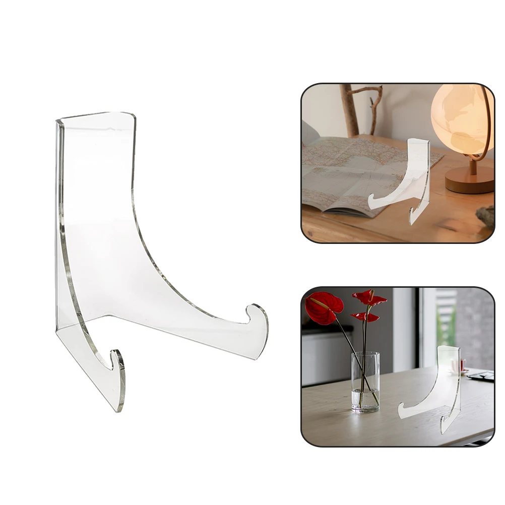 

Acrylic Display Rack Plate Dish Storage Multi-Functional Stand Home Office Kitchen Organizer Elegant Simple Design Tea