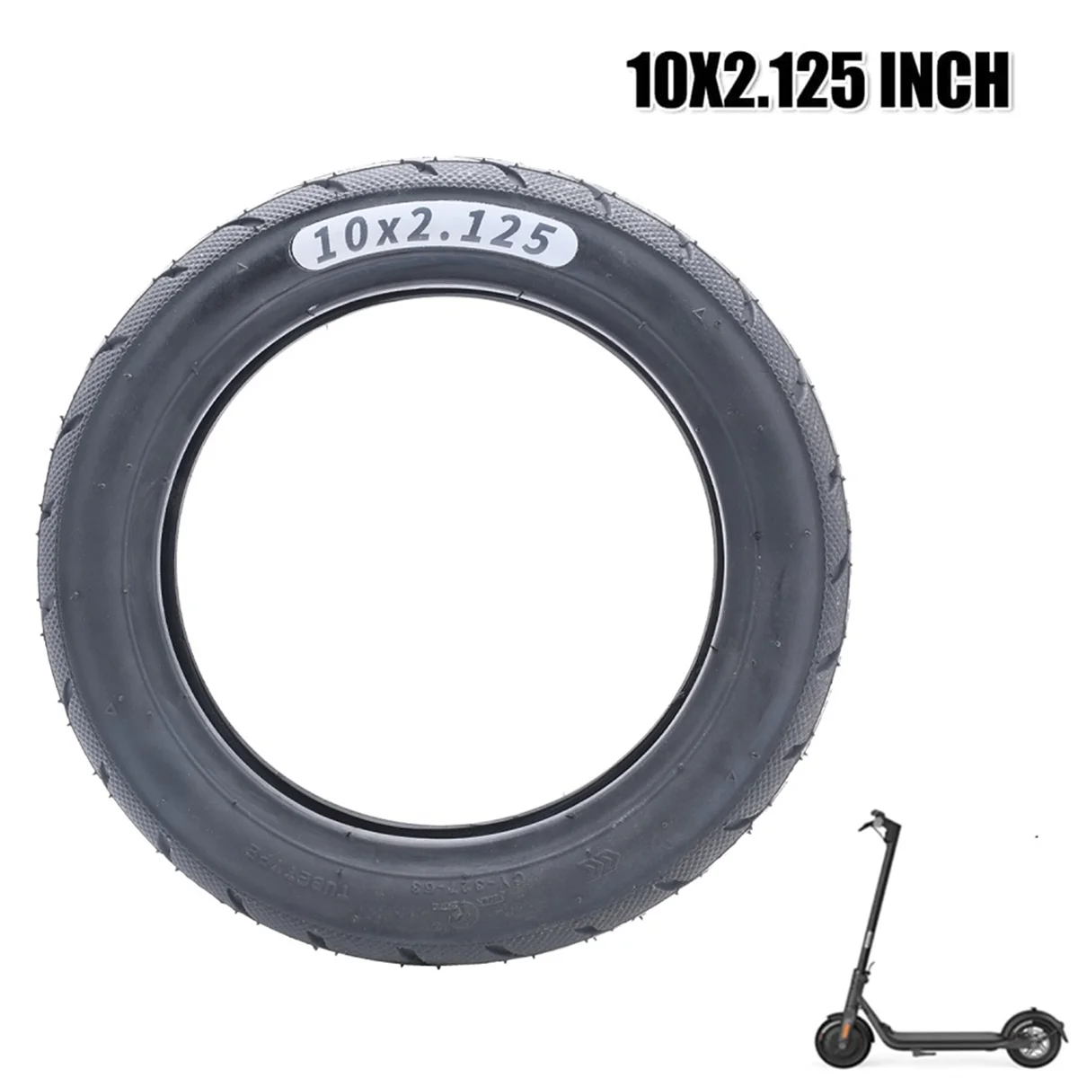 10x2.125 Outer Tire for Ninebot F30 F40 Electric Scooter Front Rear Wheel Tyre Replacements Parts