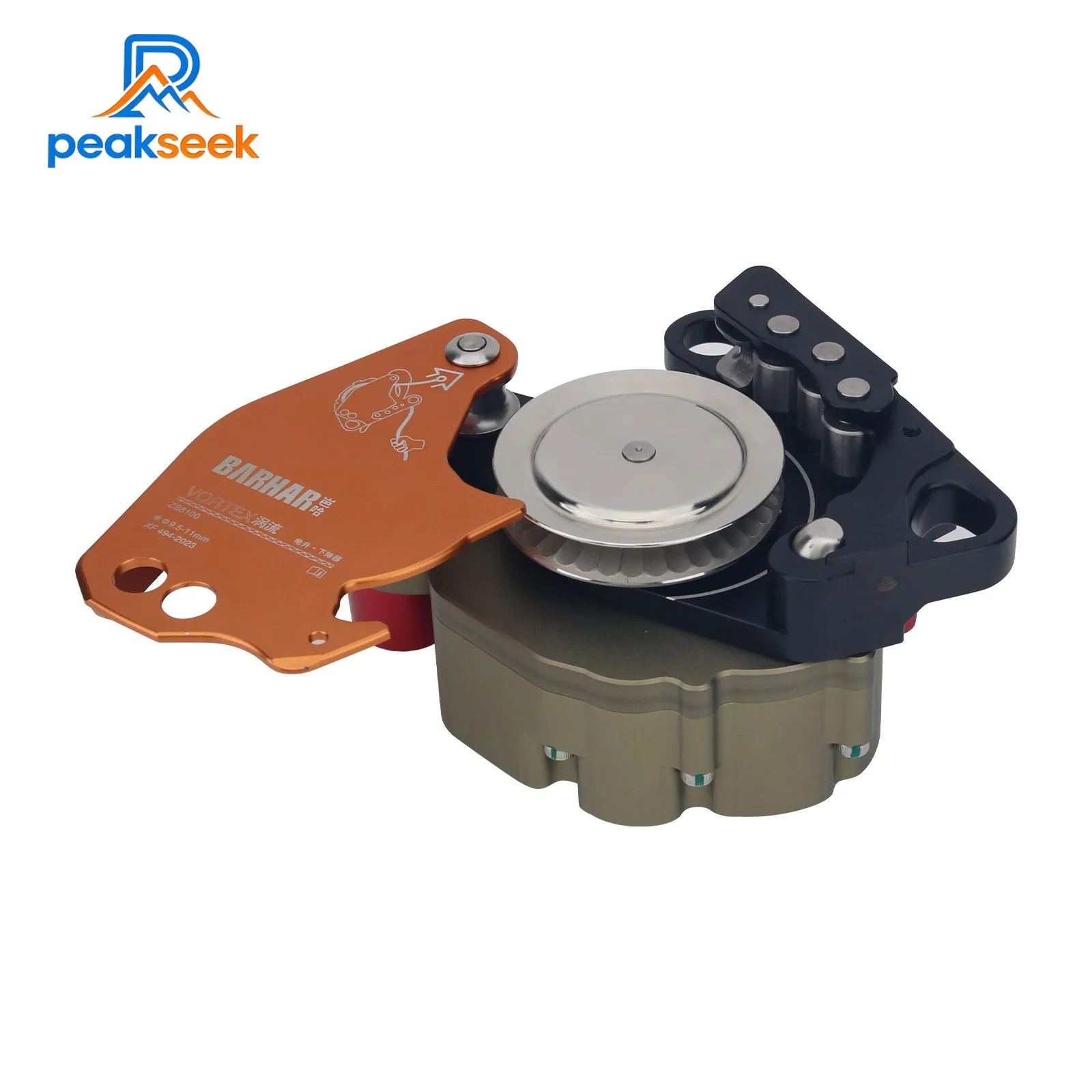 PeakSeek ZS8100 Electric Ascender Height Operation Rope Climbing Descender Lift Retarder 30-200KG Load IP66 Waterproof