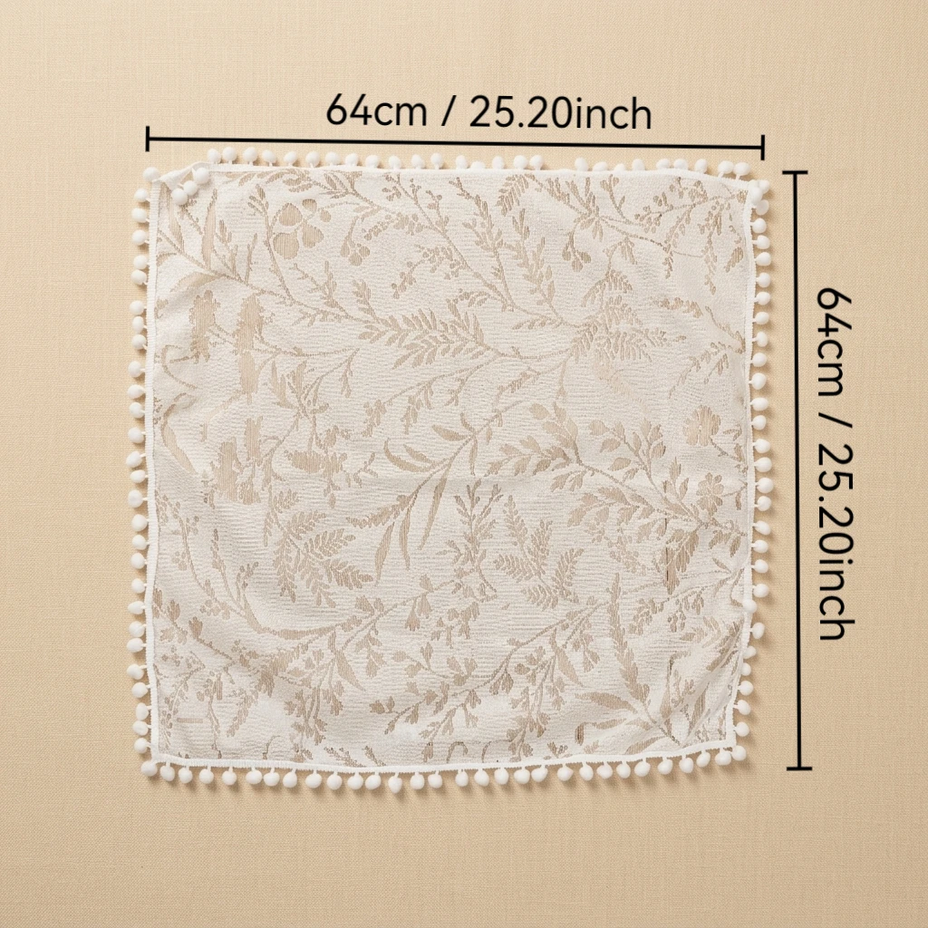 Newborn Photography Props Lace Blanket White Hollow Ball Fabric Vintage Romantic Background Basket Filler Baby Photoshoot Cloth