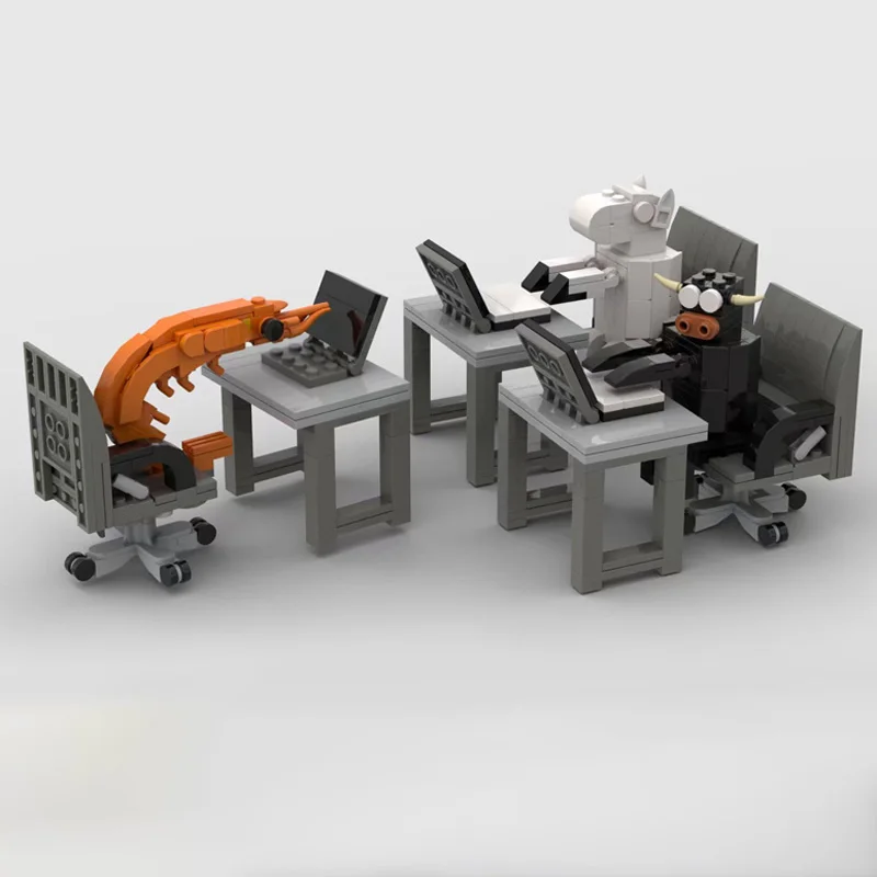 

Creators Animal Series Model MOC Building Bricks Workhorse Drone Modular Technology Gifts Holiday Assemble Children Toys Suit