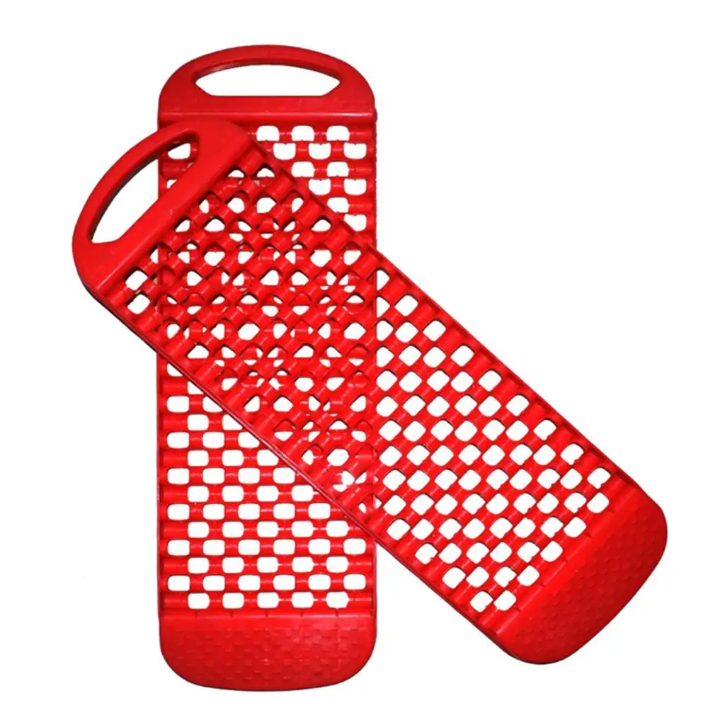 Car Tire Anti Skid Plate Durable Plastic Wheel Mat Traction Aid for Winter Chains Snow and Mud Rescue
