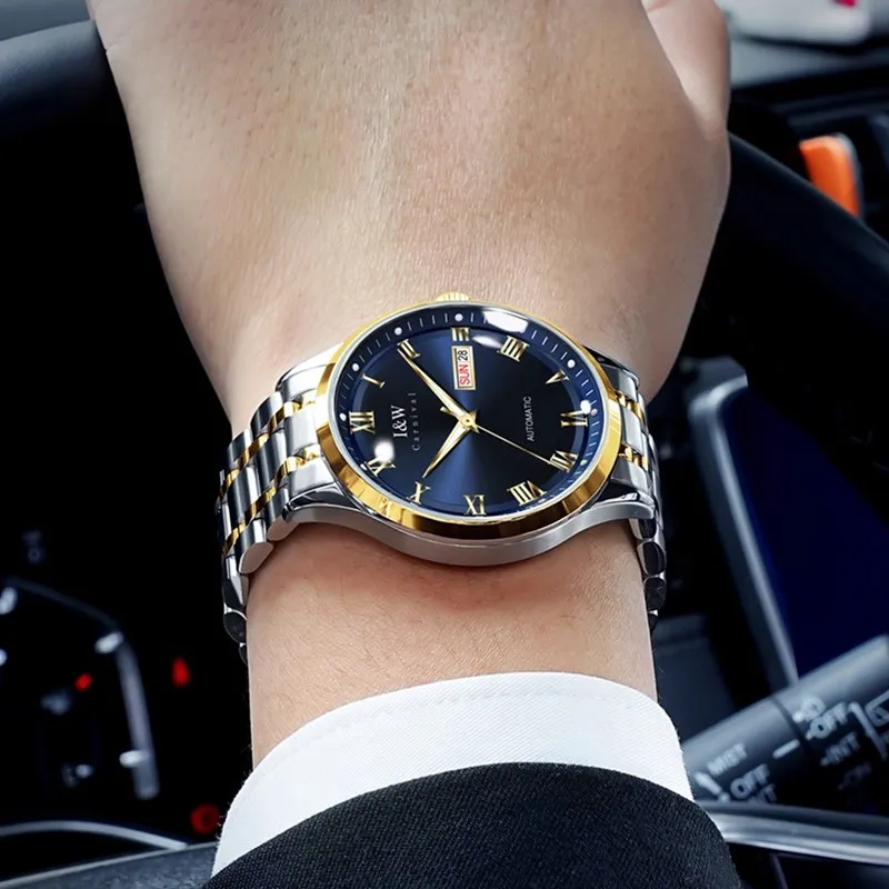 Montre CARNIVAL Mechanical Business Watches for Men Brand Luxury Sapphire Automatic Wristwatches Men's Waterproof Reloj Hombre