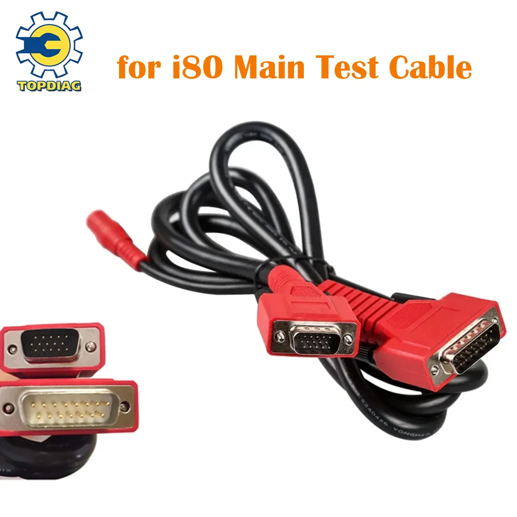 For Xtool I80 Connect Main Test Cable Car Diagnostic Tool Adapter Male DB 15Pin To DB15pin Scanner Connector Universal Scanner