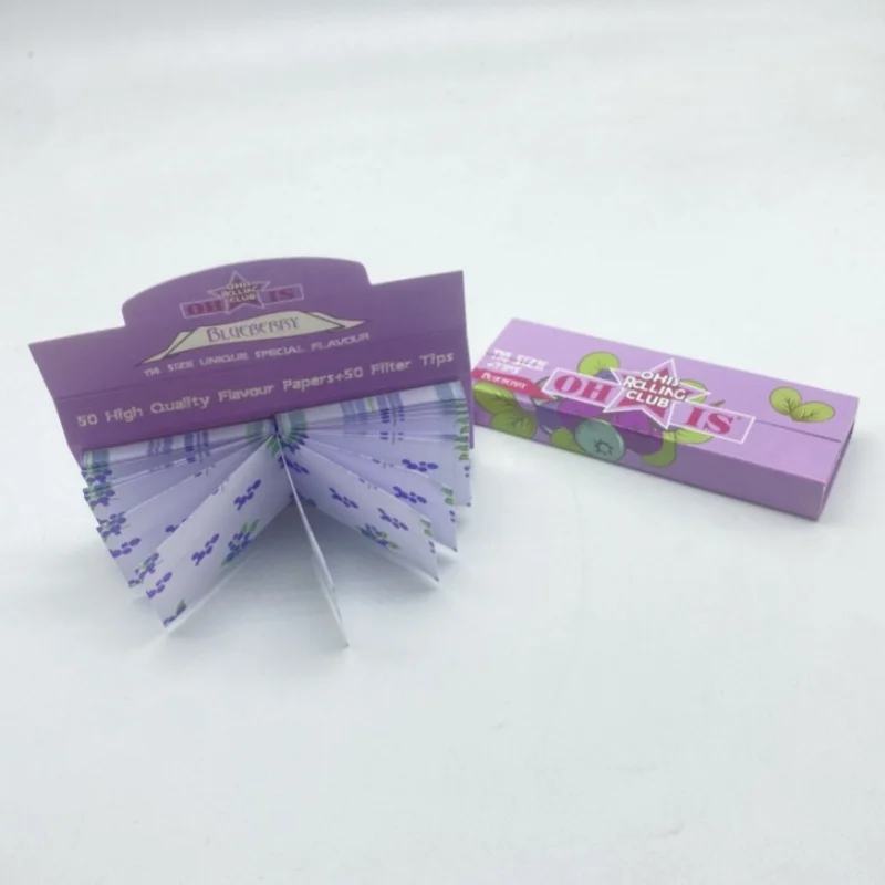 FruiT fLavoR ed مرشحات الورق الطبيعية غير المكررة نصائح تصفية أوراق الكتيب #1