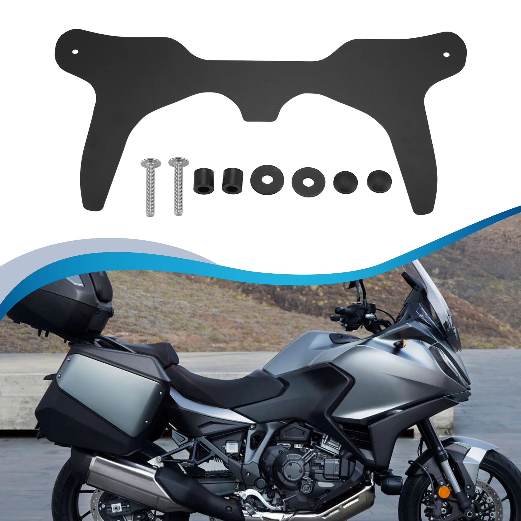 Motorcycle Accessories Fuel Tank Front Cover Forkshield Updraft Wind Deflector for Honda NT1100 NT 1100 2022-2024