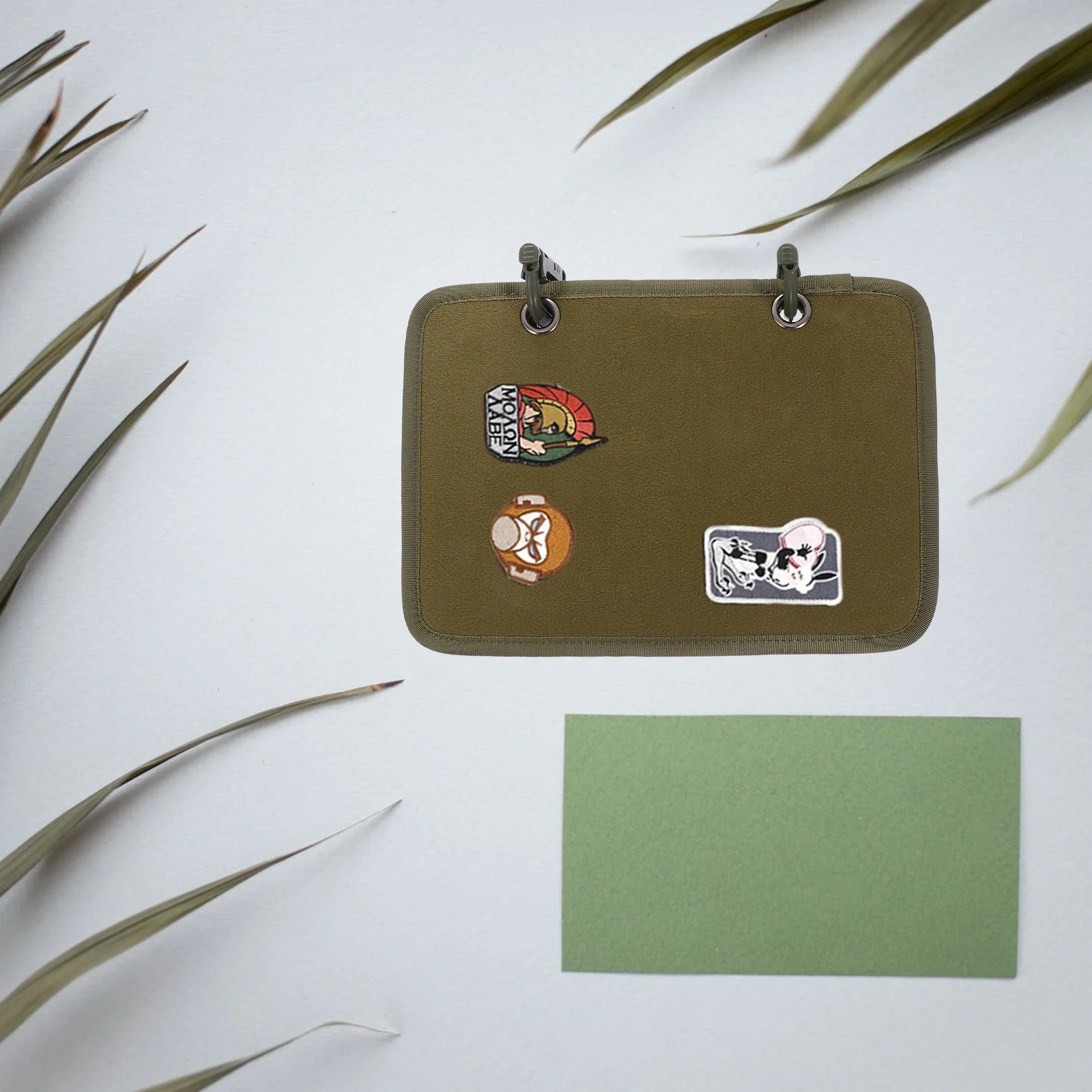 

1Set Patch Display Board High Quality Lint Durable Rounded Edges Perfect for Military Sticker Collection Album Organizer